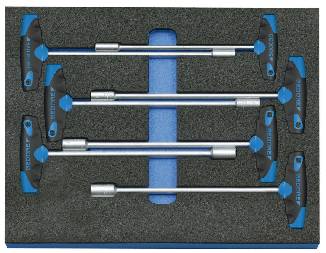GEDORE Steckschlüssel-Satz in Check-Tool-Modul, 8-teilig, 1 Stück, 2005 CT2-2133 T