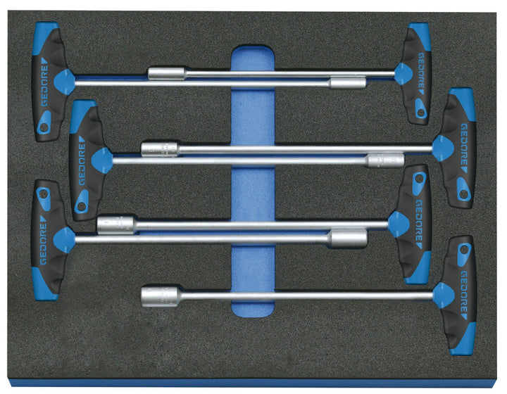 GEDORE Steckschlüssel-Satz in Check-Tool-Modul, 8-teilig, 1 Stück, 2005 CT2-2133 T