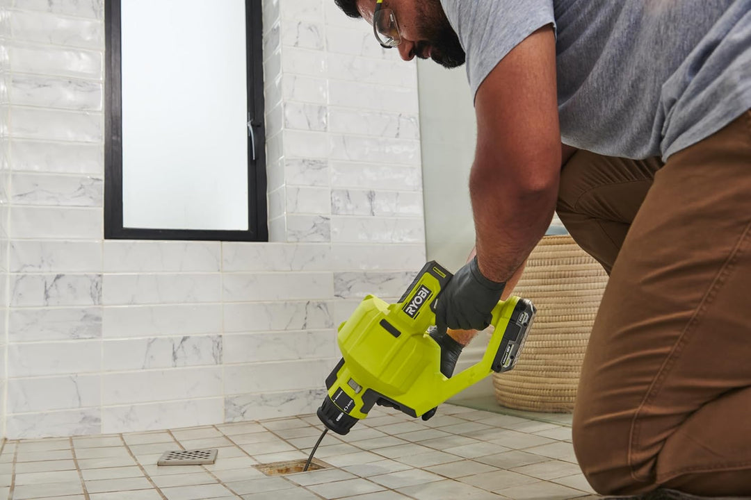 RYOBI 18 V ONE+ Akku-Rohrreinigungsgerät R18DA-0, 6 mm Kabeldurchmesser, ohne Akku und Ladegerät