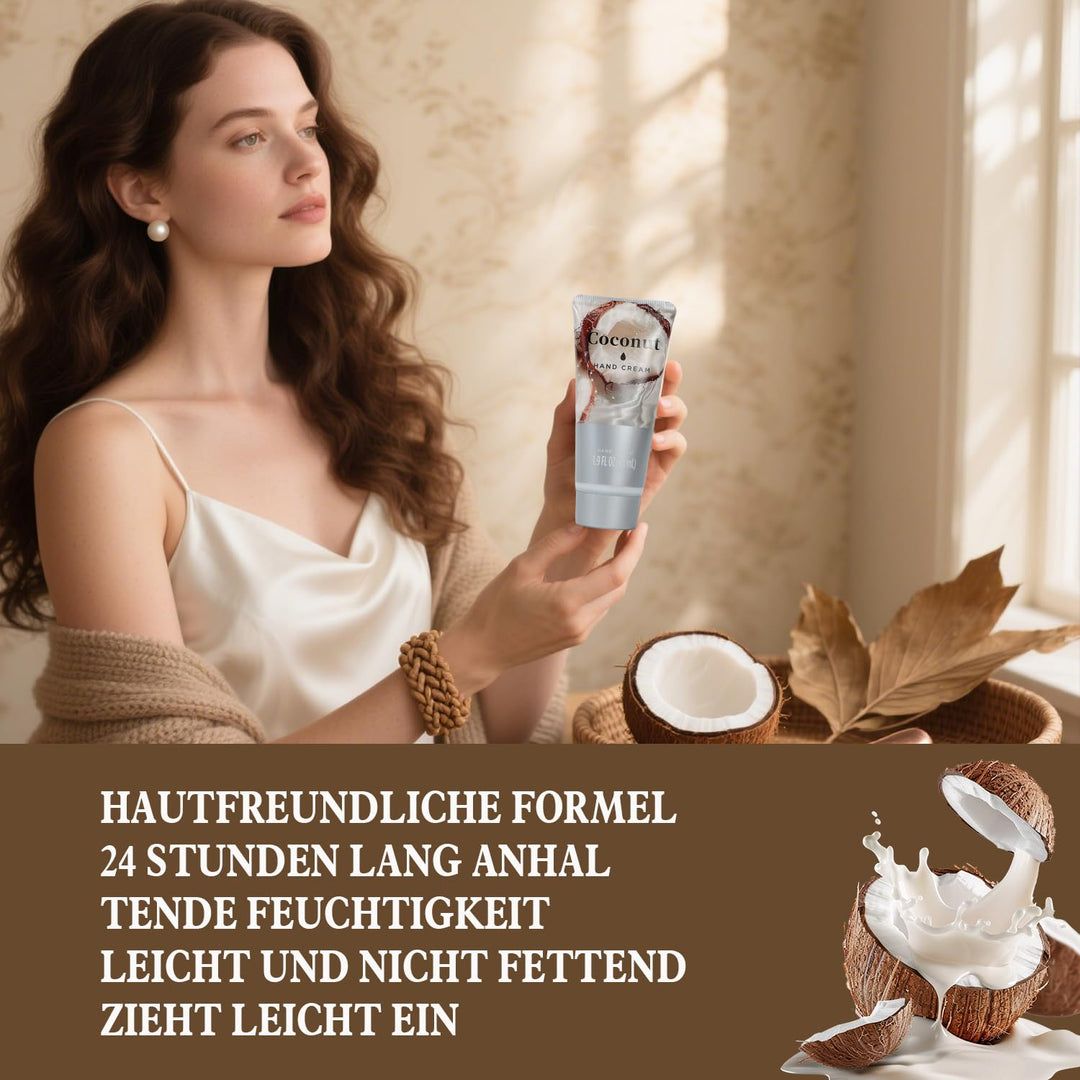 SPA LUXETIQUE Damen Bade Geschenkset - 8tlg Kokosnuss Duft Geburtstaggeschenk Wellness Set für Fraue
