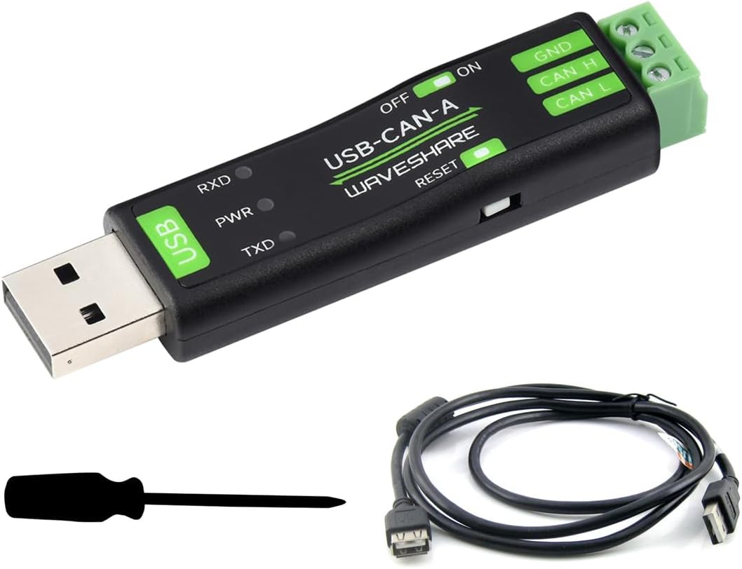 USB zu CAN Adapter Analysator CAN Bus Konverter Basierend auf STM32 Chip, Unterstützt Windows 11/10/
