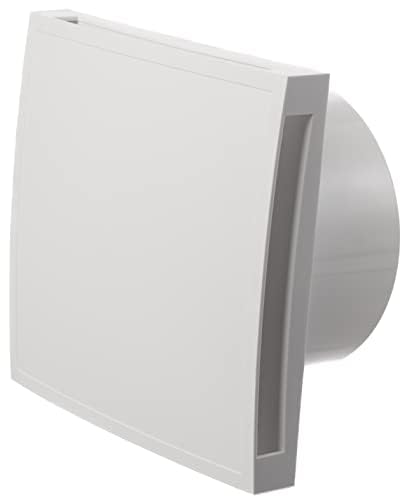Steinberg14 Ø 150mm BadLüfter Fan mit Feuchtesensor und einstellbarer Nachlaufzeit - Weiss Front - f