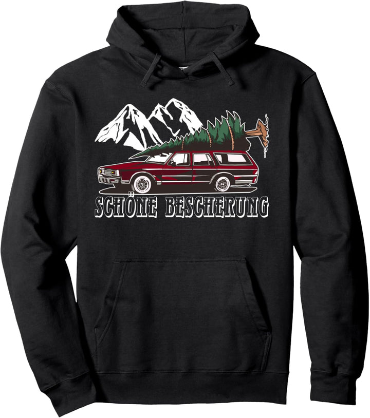Ugly Christmas, Weihnachten Schöne Bescherung, Tannenbaum Pullover Hoodie