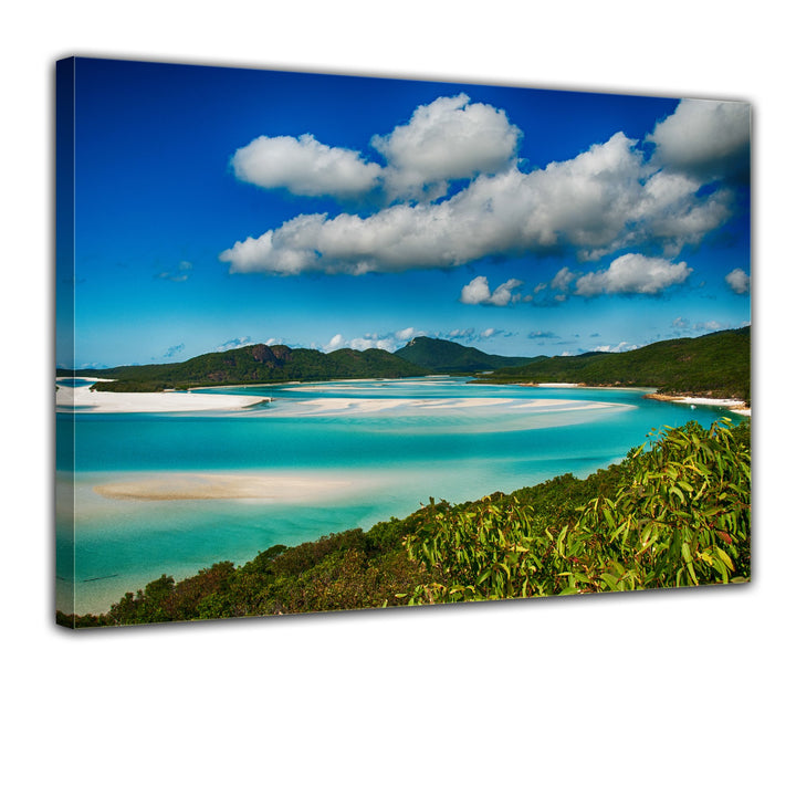Bilderdepot24 Bild auf Leinwand | Strandlagune Nationalpark Queensland, Australien in 60x50 cm als W