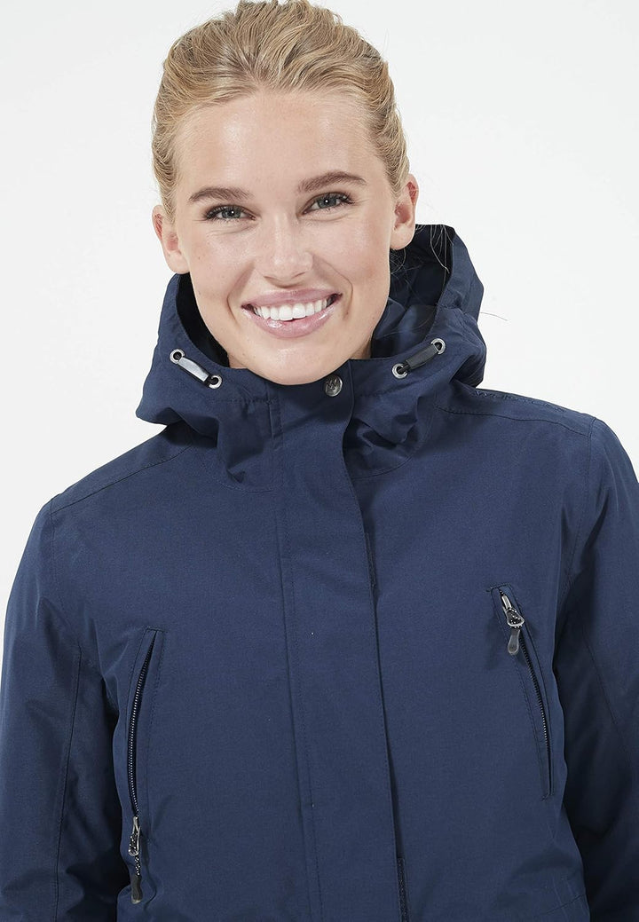 WHISTLER Damen Parka Basta W Long W-PRO 10000 40 2048 Navy Blazer, 40 2048 Navy Blazer