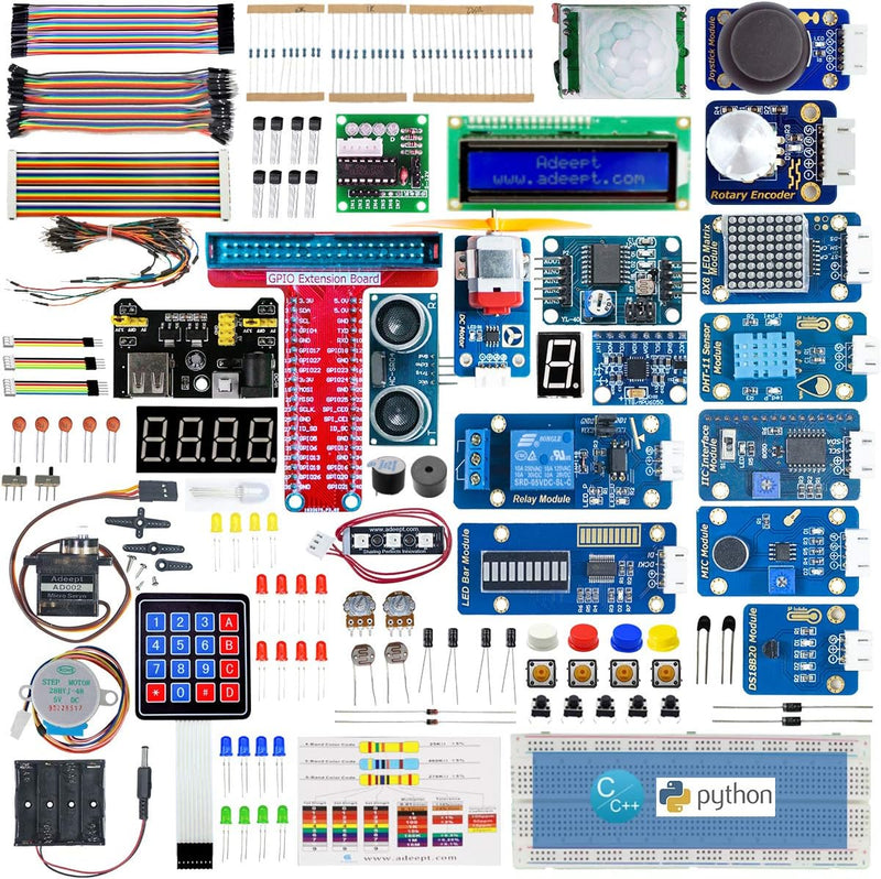 Adeept Ultimate Starter Kit für Raspberry Pi