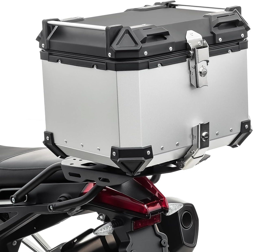 Alu Topcase für BMW R 1200 GS / Adventure Aluminium Bagtecs XB45 silber