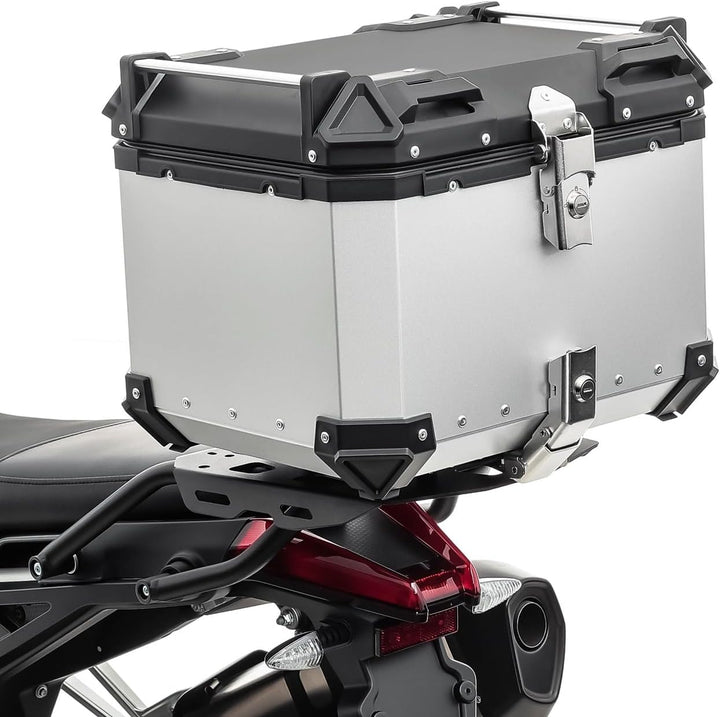 Alu Topcase für BMW R 1200 GS / Adventure Aluminium Bagtecs XB45 silber