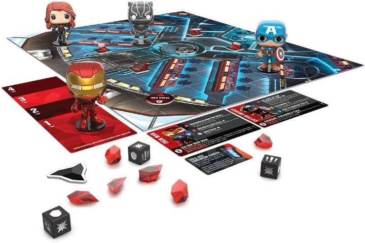 Funko Games Funko Funkoverse: Marvel 100 4-Pack German - Marvel Comics - Light Strategy Board Game F