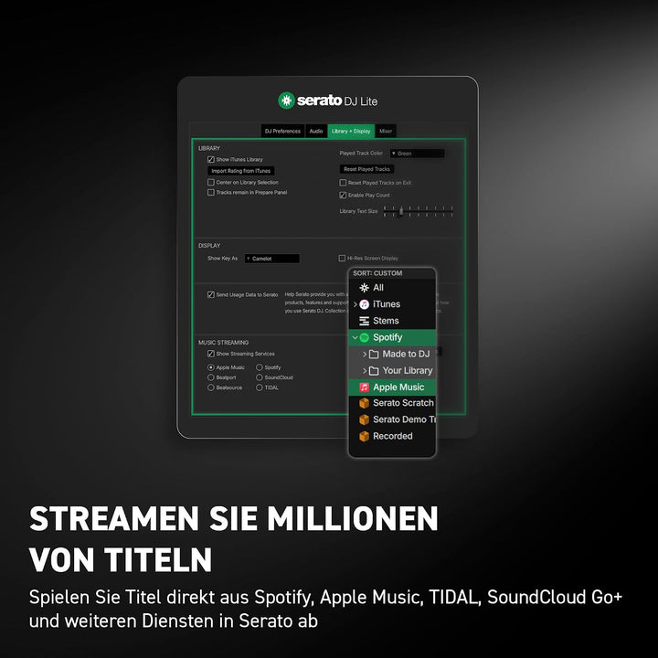Hercules DJControl Starlight - Tragbarer 2-Deck DJ-USB-Controller mit 8 Pads, Serato DJ Lite Softwar