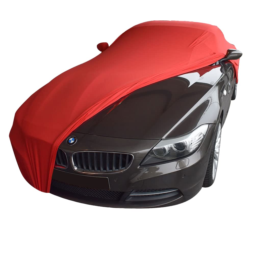 Indoor Autoabdeckung kompatibel mit BMW Z4 (E89) mit Spiegeltaschen SUPER Soft Stretch