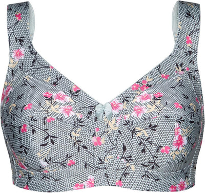 Susa Damen BH 90D Lind-bedruckt, 90D Lind-bedruckt