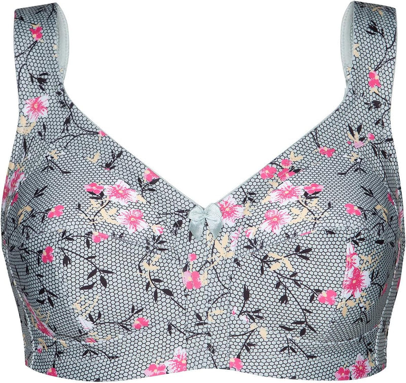 Susa Damen BH 90D Lind-bedruckt, 90D Lind-bedruckt