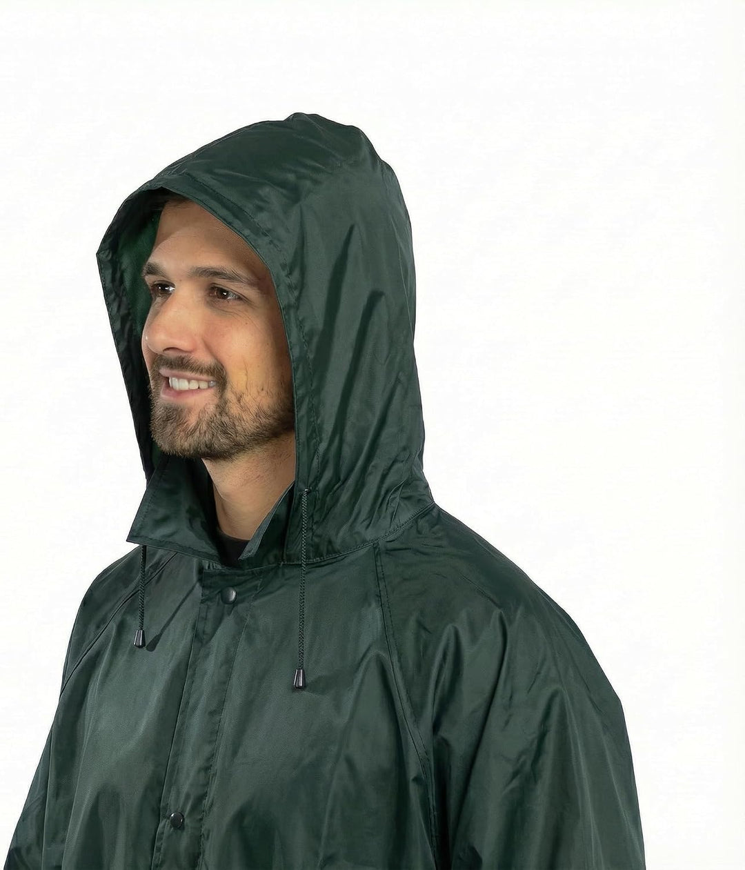 BWOLF POSEIDON Regenmantel Herren Regenmantel Wasserdichte Lange Regenjacke Outdoor Wiederverwendbar