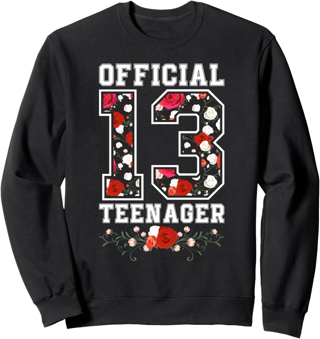 Offizielles Teenager 13 Jahre alt 13. Geburtstag Geschenk Sweatshirt
