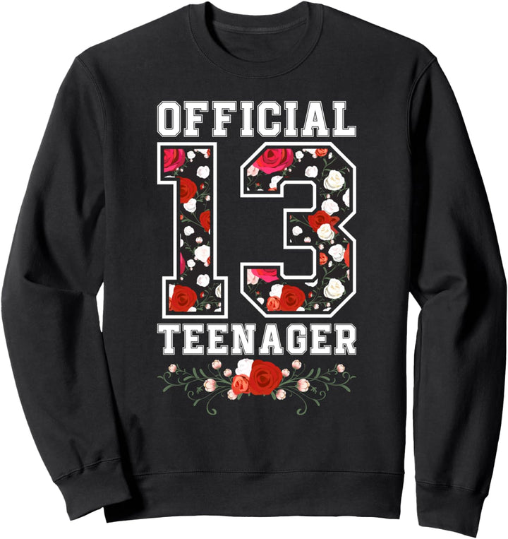 Offizielles Teenager 13 Jahre alt 13. Geburtstag Geschenk Sweatshirt