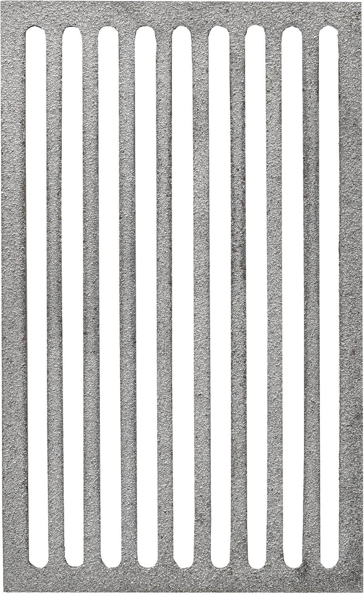 Kaminrost Gusseisen 26x16 cm - Ascherost für Kaminofen - Kamin Feuerrost - Robuster und Massiv Gusse