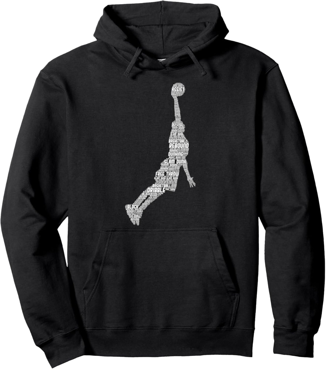 Basketball Basketballer Jungen Herren Kinder Pullover Hoodie