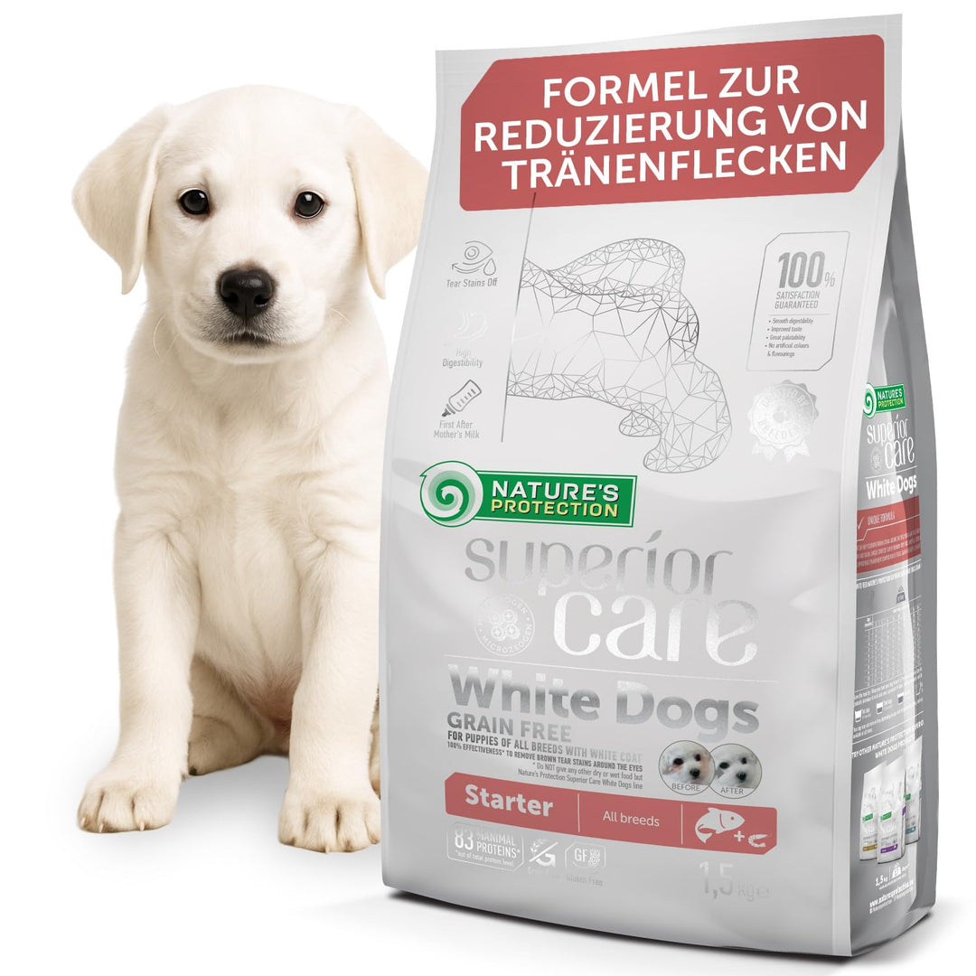 Nature's Protection Superior Care Starter Trockenfutter für Hunde, Getreidefrei, Perfekt für Trächti