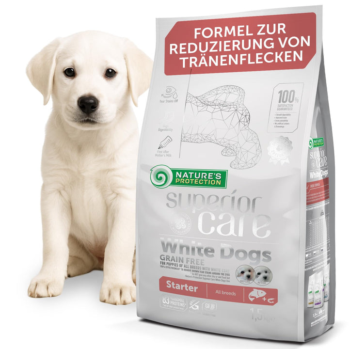 Nature's Protection Superior Care Starter Trockenfutter für Hunde, Getreidefrei, Perfekt für Trächti