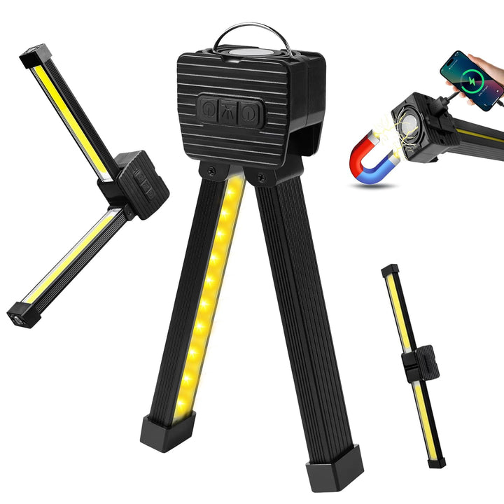 Posing Lampe Gym Magnetisch, Posing Lampe für Gym Selfies, 7th Gear Dimming, Portable Magnetic LED F