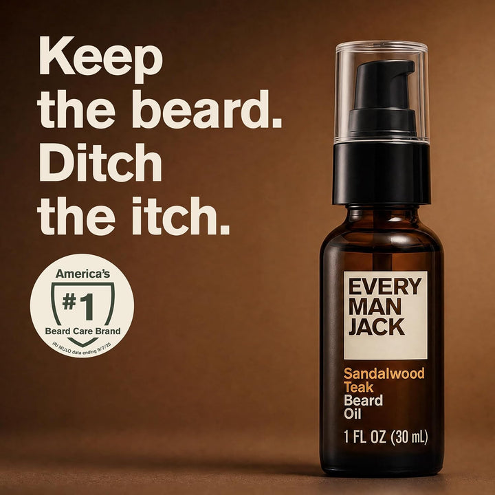 Every Man Jack Sandalwood Beard Oil - 1 oz by EVERY