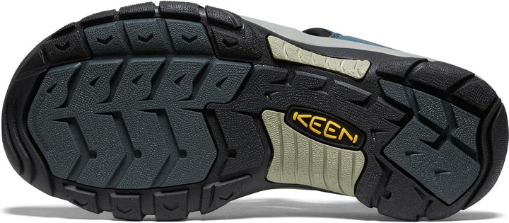 KEEN Herren Newport H2 Closed Toe WaterSandalen 44.5 EU Weit Marineblau Mittelgrau, 44 EU Weit Marin