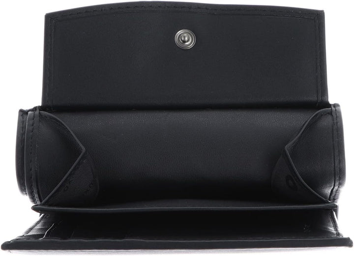 Oxmox Leather Kombibörse 12 cm black Schwarz, Schwarz