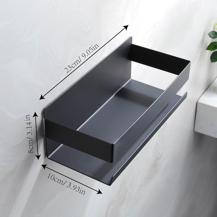 Duschablage ohne Bohren - 2 Stück rostfreie Badezimmer Organizer, Badregal Ohne Bohren Shampoo Halte