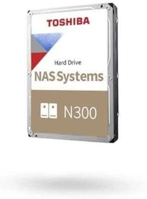 Toshiba 18TB N300 Interne Festplatte - NAS 3,5 Zoll SATA HDD Unterstützt bis zu 8 Laufwerksschächte,