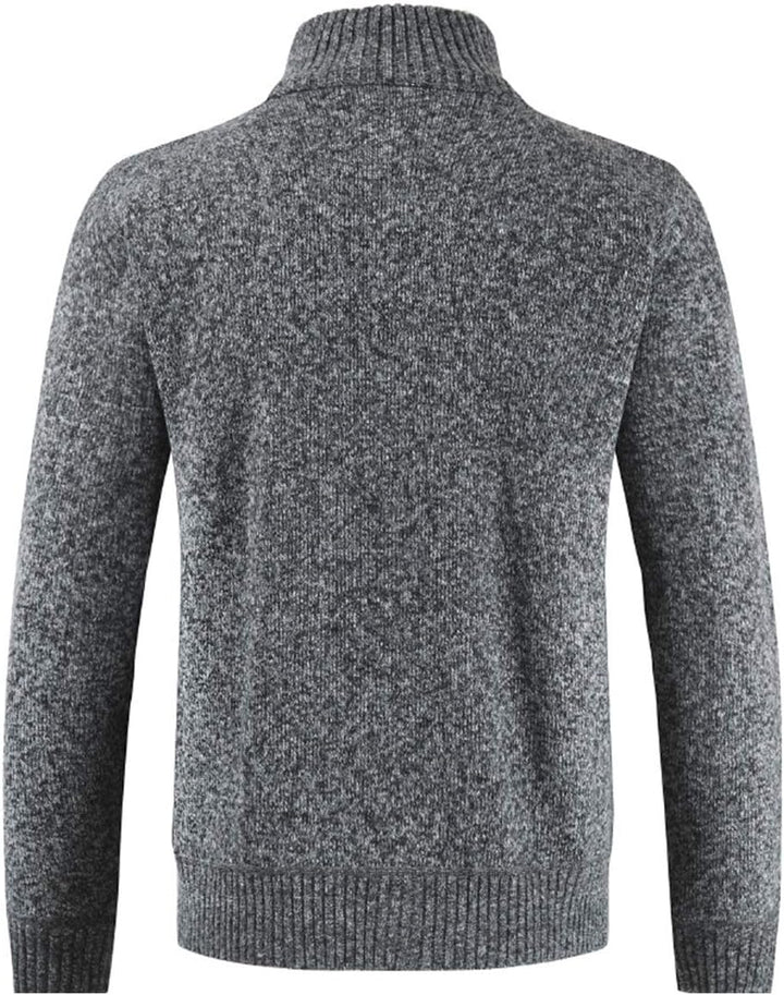 Sliktaa Herren Strickjacke Festival Cardigan Warm Trachtenjacke Mode Schlichter Pullover Langarm Swe