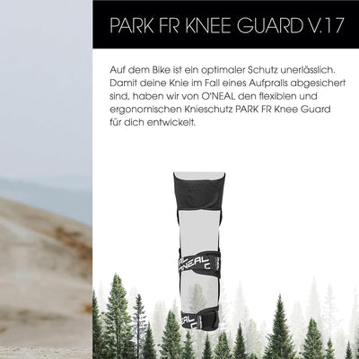 O'NEAL Knieprotektor | Park FR Carbon Knee Guard Knieschoner MTB & MX I BMX MTB Downhill I Leichtgew