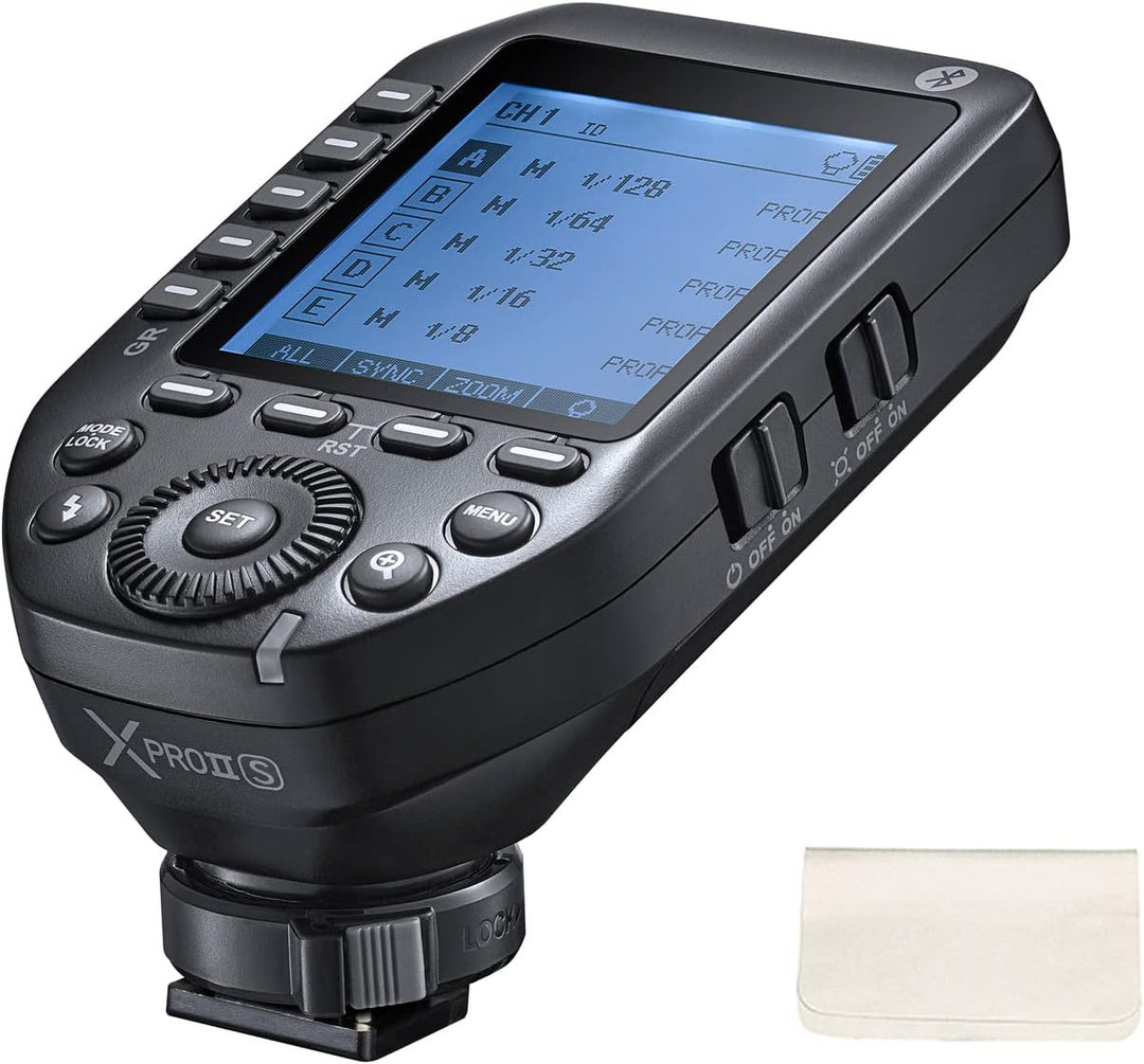 Godox XProII-S Drahtloser Blitzauslöser für Sony-Kamera, 1/8000s HSS TTL-Konvertierung, manuelle TCM