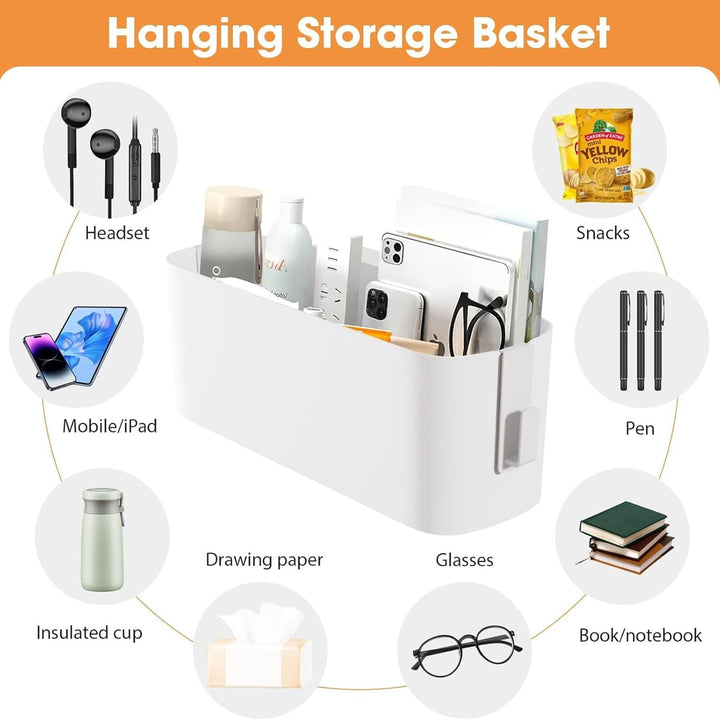 2 Stück Bett Organizer Zum Einhängen, Hängebett Organizer Aufbewahrungskorb, Nachttisch Bett Bettabl