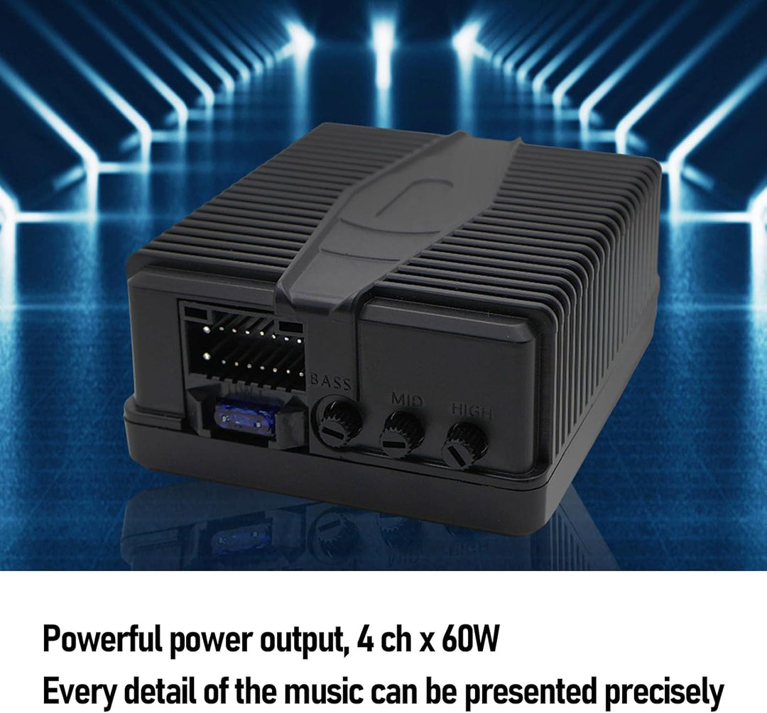 Auto -Stereoverstärker 12V -Auto -DAP -Verstärker 4 X 60w Power 4 Kanal Clear Sound Quality Autovers