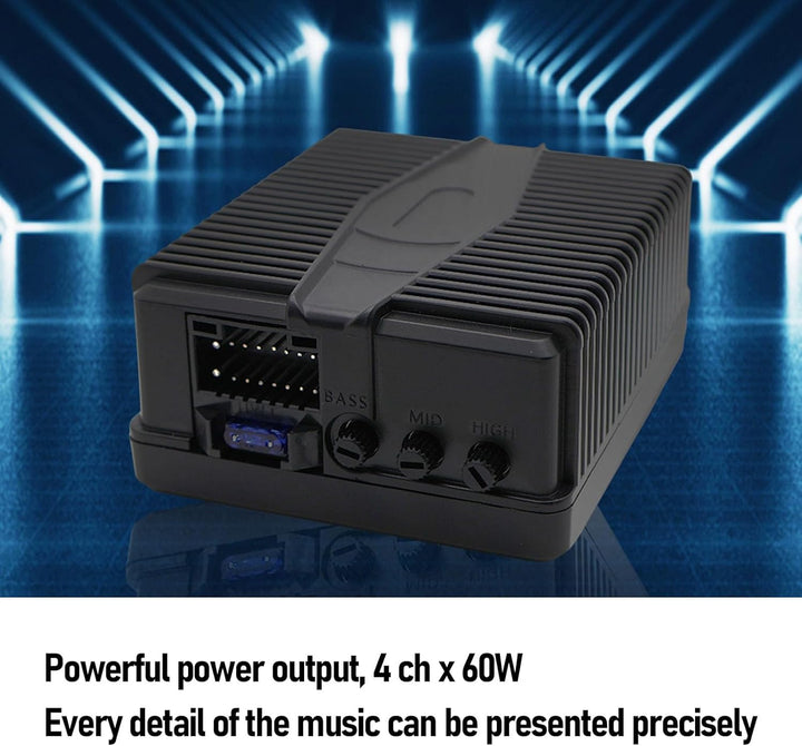 Auto -Stereoverstärker 12V -Auto -DAP -Verstärker 4 X 60w Power 4 Kanal Clear Sound Quality Autovers
