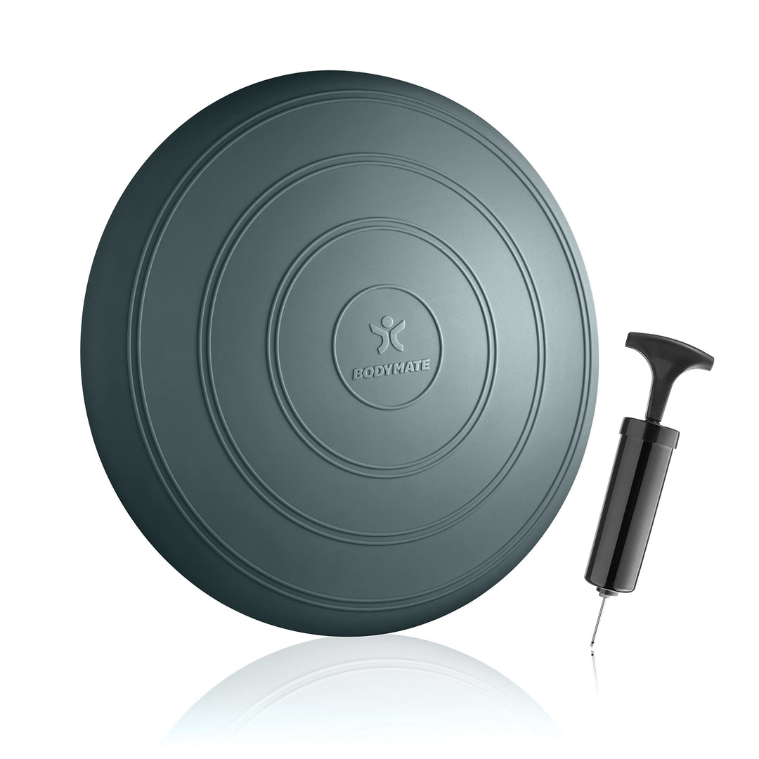 BODYMATE Ballsitzkissen COMFORT inkl. Pumpe 33cm Durchmesser - Balance-Kissen, Sitzballkissen, Luftk
