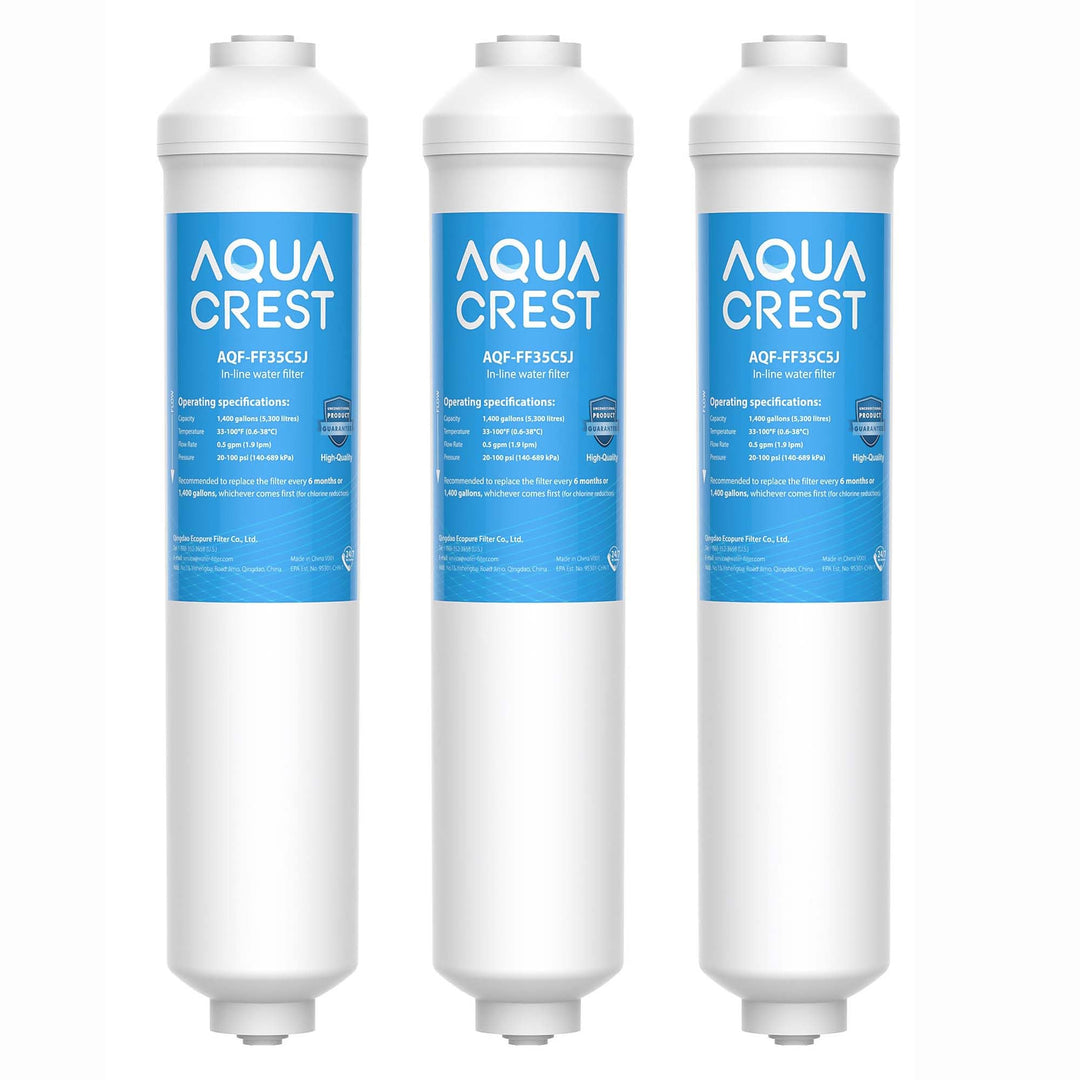 3X AQUACREST DA29-10105J Kühlschrank-Wasserfilter, Ersatz für Samsung (nur Externe) DA29-10105J HAFE