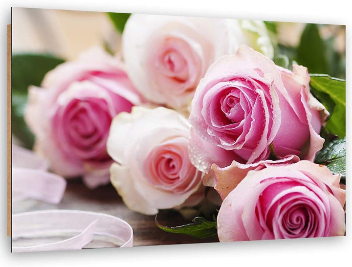 Feeby Dekobild Blume Deko Wand Kunstdruck Pflanze Violett 70x50 cm M14561 70x50 cm, M14561 70x50 cm