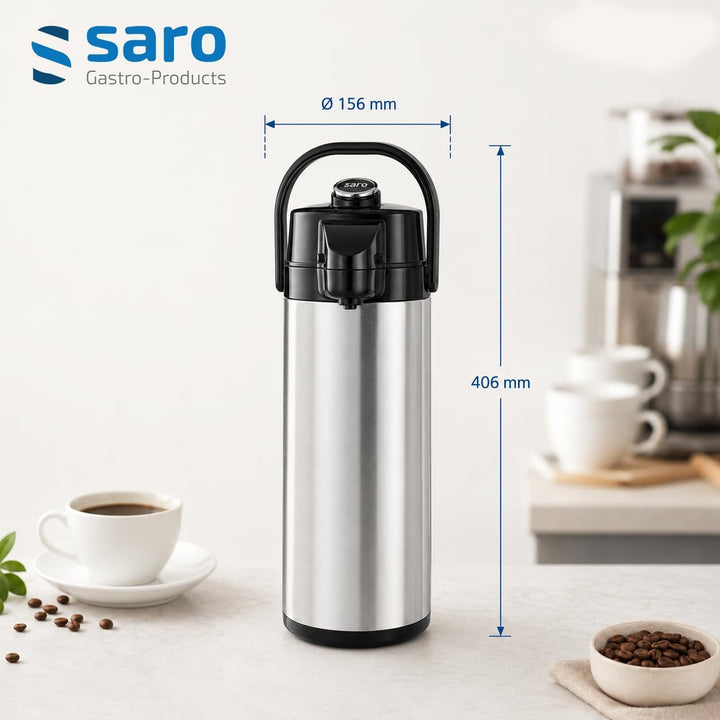 Saro 317-2075 Isolierpumpkanne, 2,2 L Single, Single