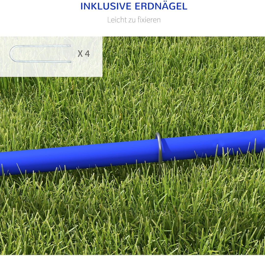 PawHut Hunde-Agility-Trainingsgeräte, Hund Agility Set, 4-teilges Agilityset für ältere Hunde, Hunde