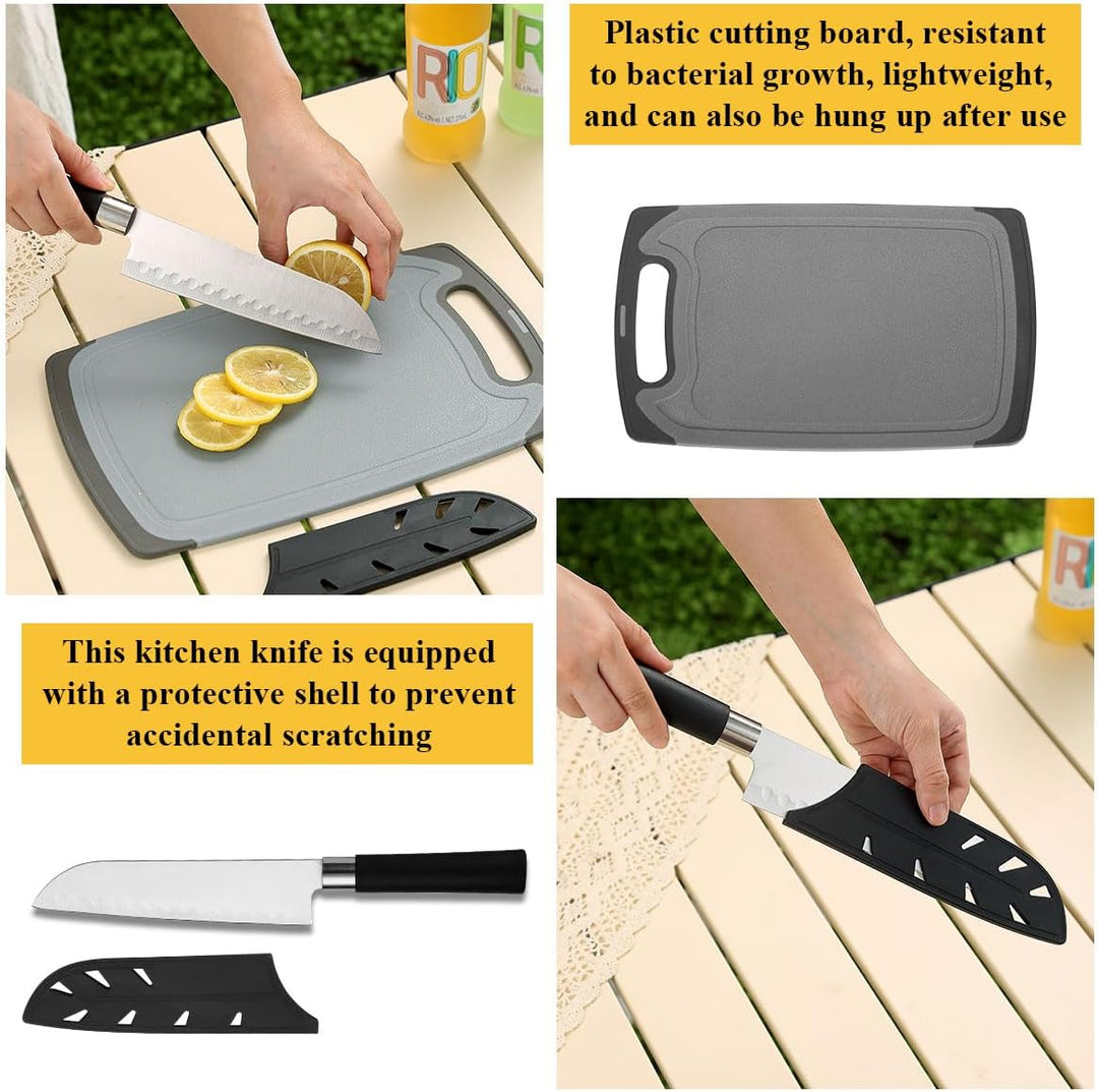 Homquen Camping Essential Camping Geschirr Gear, Camping-Kochutensilien Wohnmobil Camping Zubehör, O