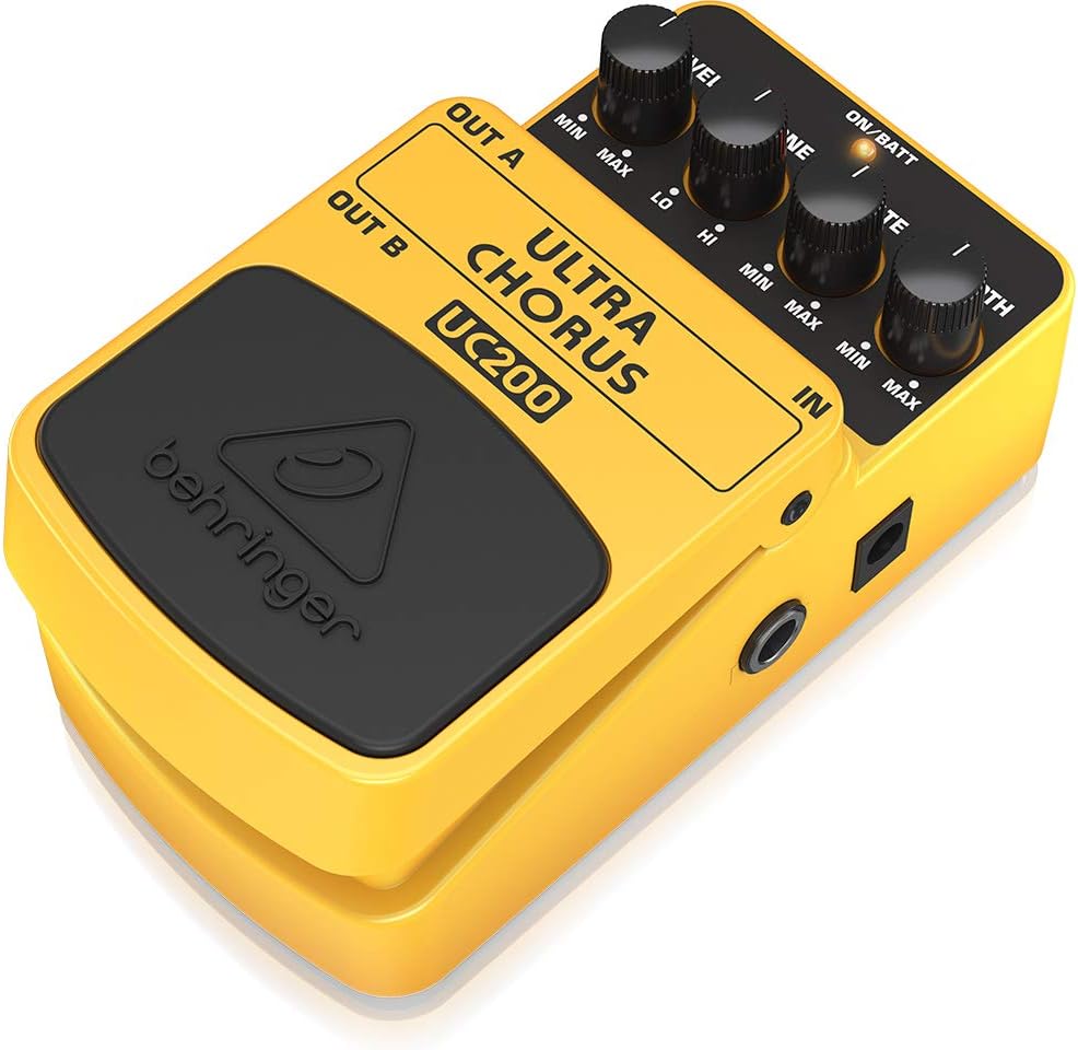 Best Price Square Guitar Pedal, Vintage DELAY VD400 by BEHRINGER & Behringer UC200 Ultimatives Stere