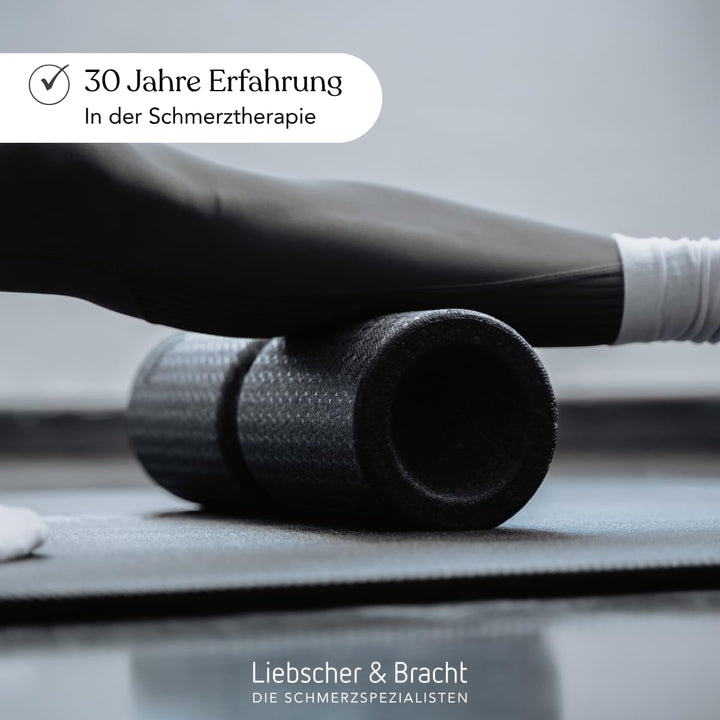 Liebscher & Bracht FAYO Faszienrolle mit Umlaufrille zum Training der Faszien, ideal für Balance- od