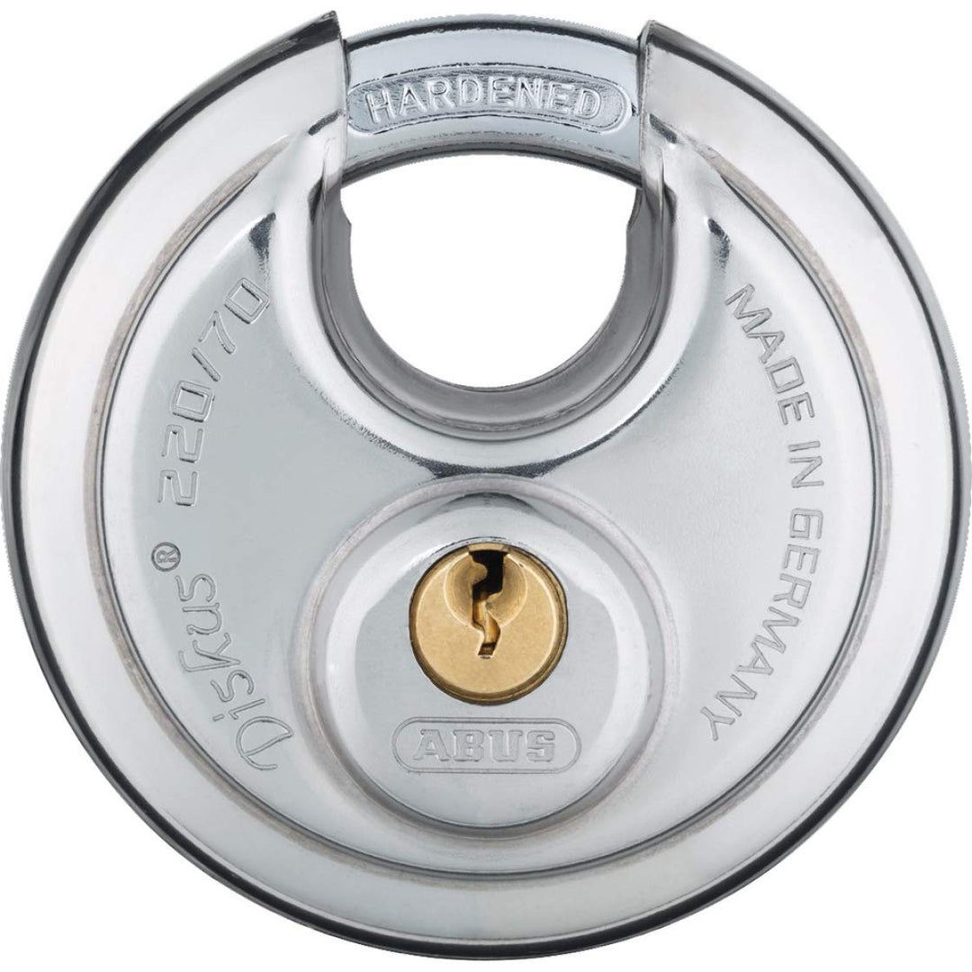 ABUS 82091 220/70 Diskus-Hangschloss, Silber