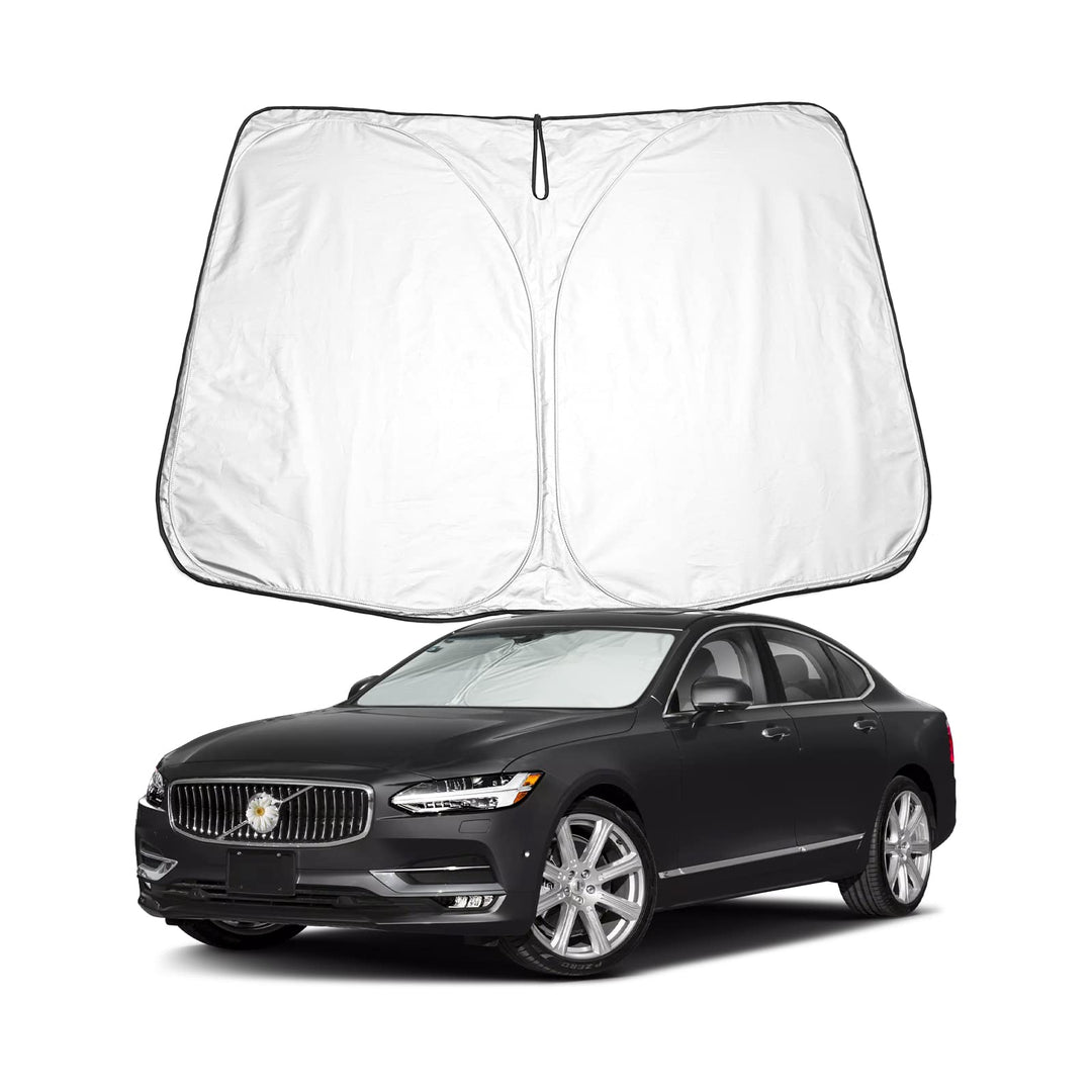 BIXUAN Sonnenschutz kompatibel mit Volvo S90 V90 CC 2017-2023 Windschutzscheibe für V90 das Auto Fro