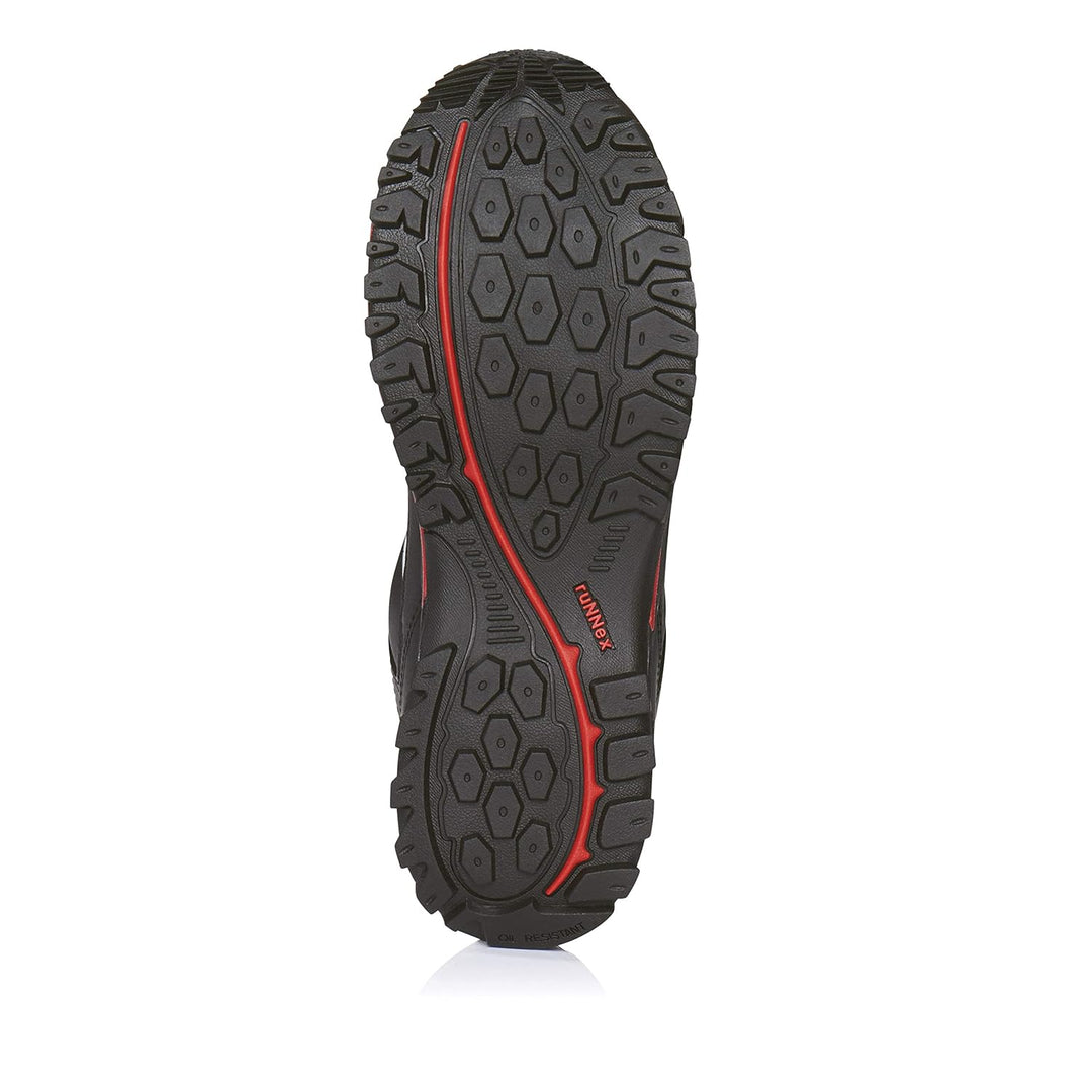 ruNNex Sicherheitshochschuhe LightStar leichte Schnürstiefel Grösse 39, schwarz, 5321 39 EU, 39 EU