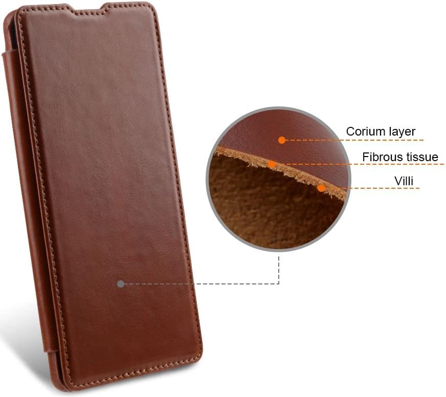 STILGUT Book Case kompatibel mit Google Pixel 6 Pro Hülle aus Leder zum Klappen, Klapphülle, Handyhü