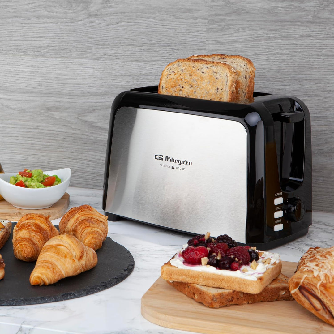 Orbegozo To 3060 750w Double Slot Toaster One Size