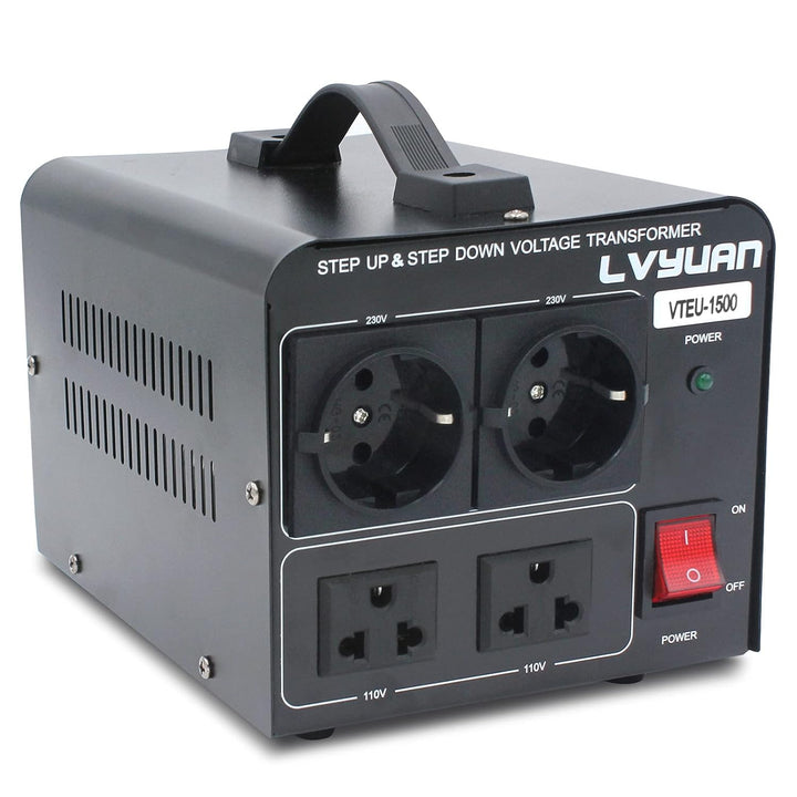 Yinleader 1500W 230V bis 110V USA Spannungswandler Ringkern-Transformator 1500 Watt - In: 110V oder